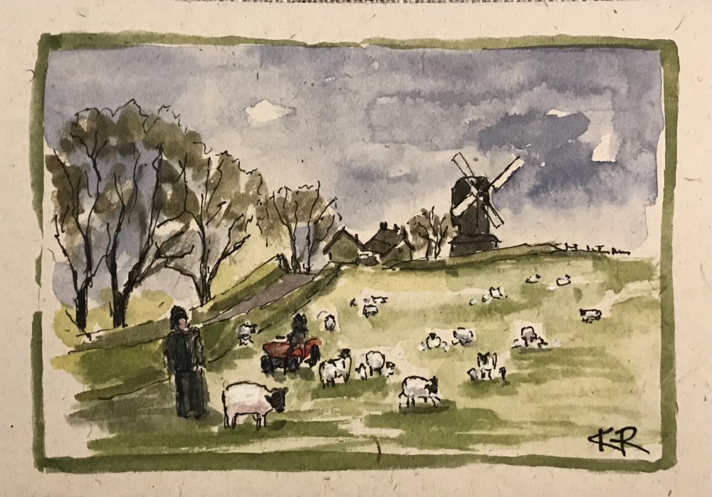 Tending his Flock