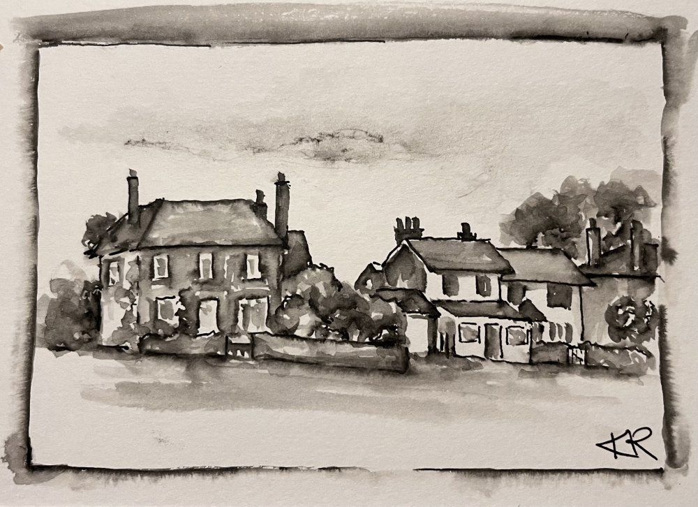 Houses on Woodchurch Green